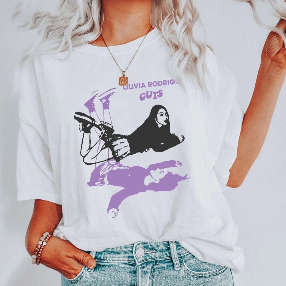 Olivia Rodrigo Fan Tee Olivia Rodrigo Guts Tour 2024 Shirt  Gift